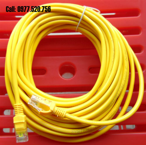 Dây mạng bấm sẵn cat5e dài 10m đầu đúc giá rẻ
